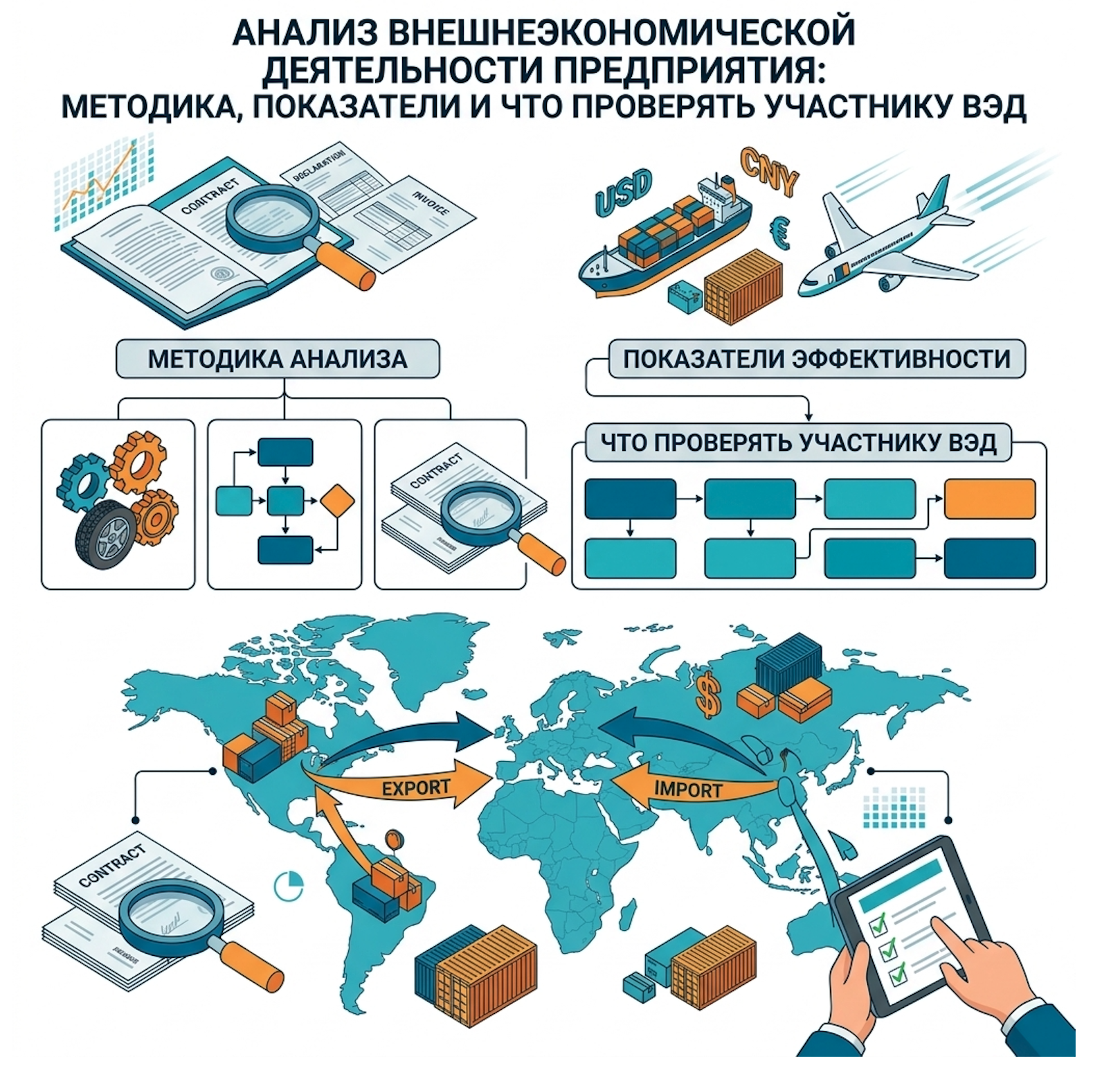 Анализ внешнеэкономической деятельности предприятия: методика, показатели и что проверять участнику ВЭД